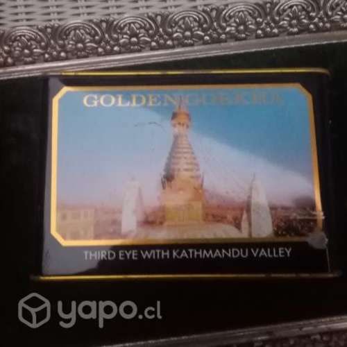 Caja de Te de Lata Antigua, Impecable