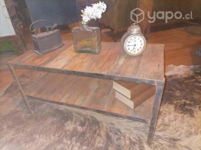 Mesa de centro rústica