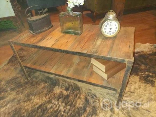 Mesa de centro rústica