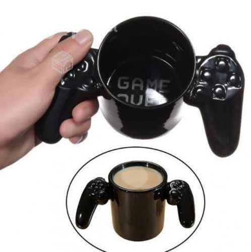Taza Tazón Mug Joystick Game Over de Ceramica