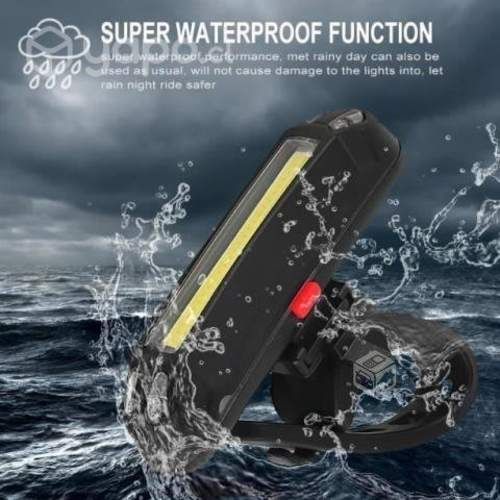 Luz Duo Para Bicicleta Recargable USB LED COB