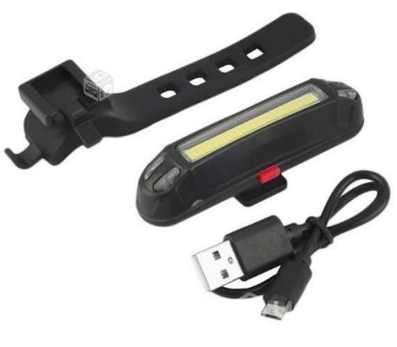 Luz Duo Para Bicicleta Recargable USB LED COB