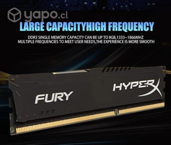 Memoria RAM para PC Hyperx. 8 GB / DDR3 / 1866 Mhz