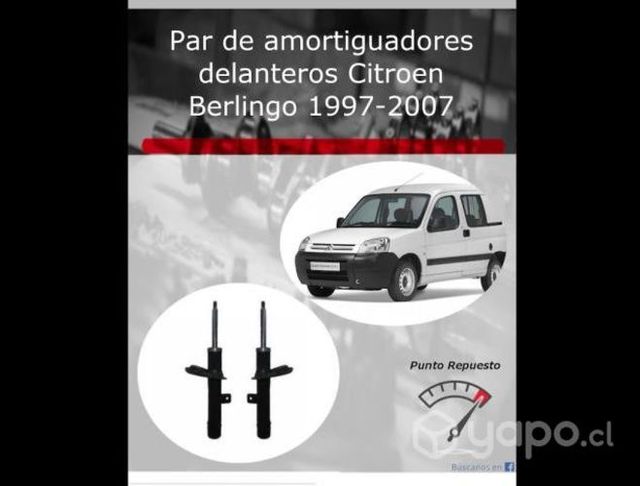 Par de amortiguadores Citroen Berlingo