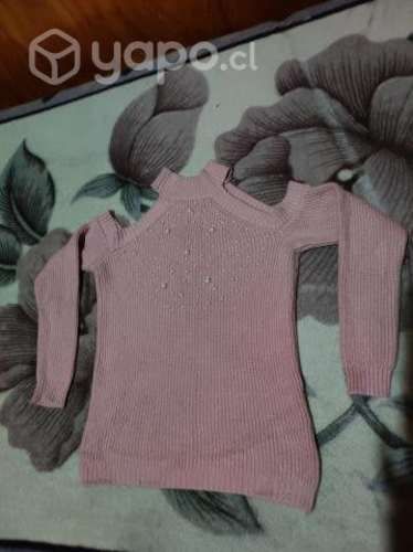 Chaleco palo rosa suéter