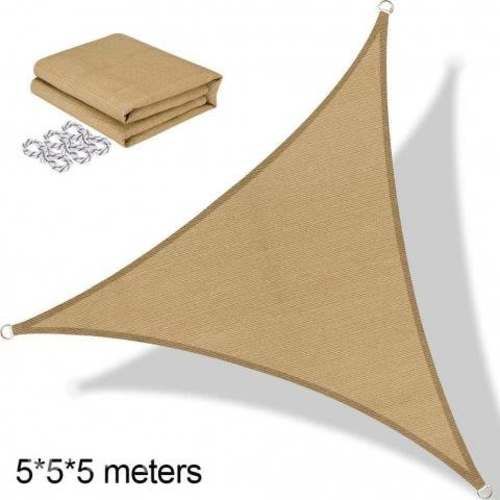 TOLDO VELA TRIANGULAR 5 x 5 x 5 M