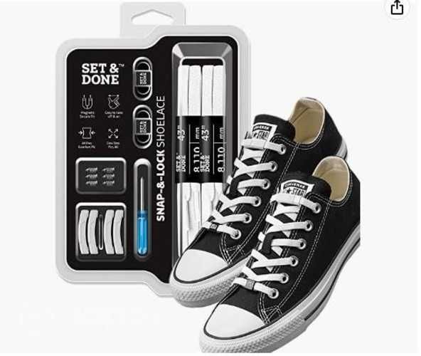 Cordones Elásticos Zapatos Con Cierre Magnético