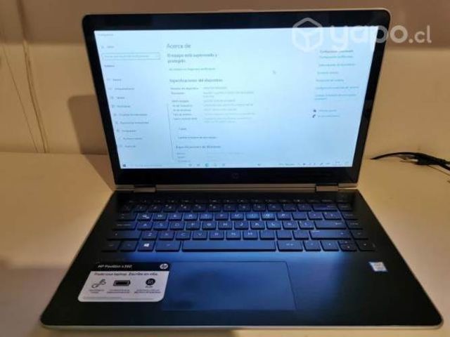 Notebook hp pavilion x360 2 en 1