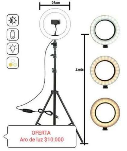 Aro de luz excelline 26cm