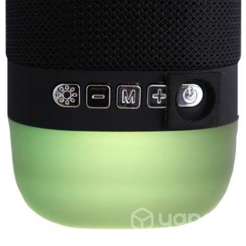 Mini parlante bluetooth portatil con luz rgb radio