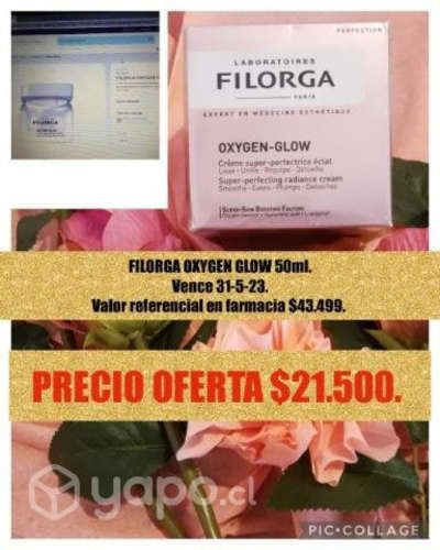 FILORGA OXYGEN GLOW 50ml. Vence 31-5-23.
