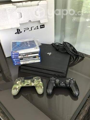 PS4 PRO. 1TB/ 2 controles y 6 juegos incluidos