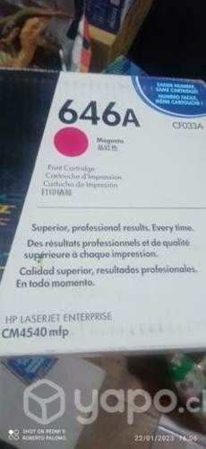 Toner HP 646x Black y colores originales de alta