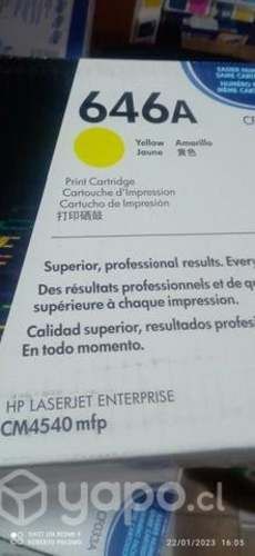 Toner HP 646x Black y colores originales de alta