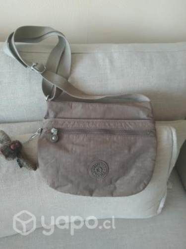 Cartera Kipling Beige Nueva