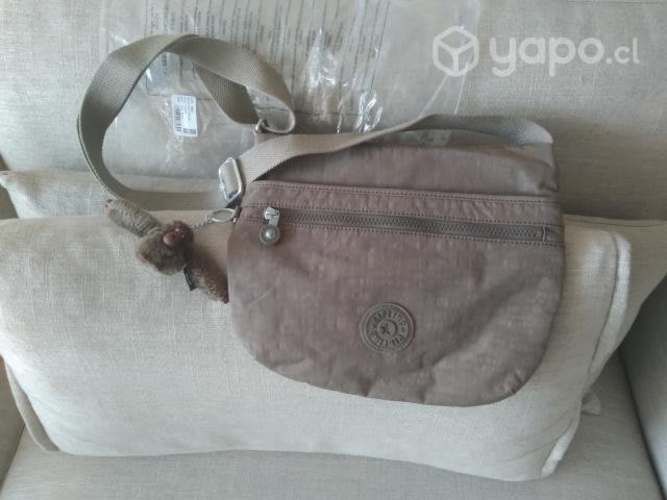 Cartera Kipling Beige Nueva