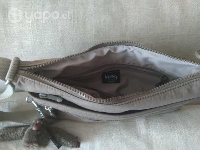 Cartera Kipling Beige Nueva