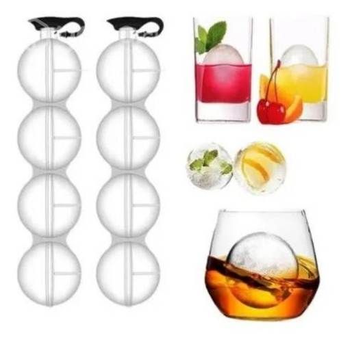 Molde Para Hielo Esfera Cubetera Hielos Para Whisk