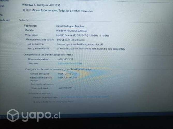 Notebook 14 pulgadas