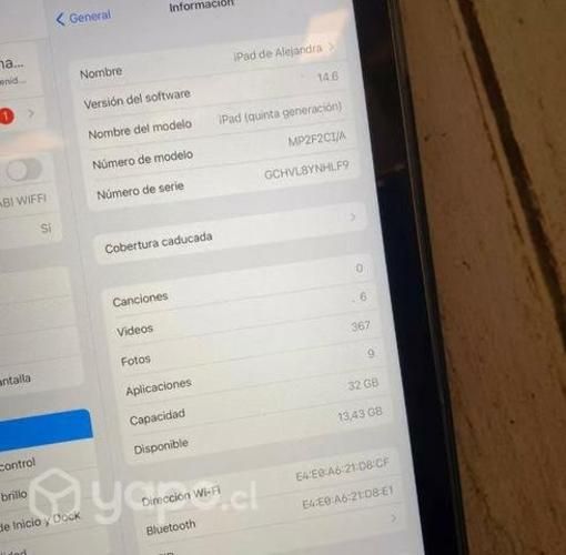 IPad Apple 5 Generación 2017 A1822 9.7 + Lápiz De