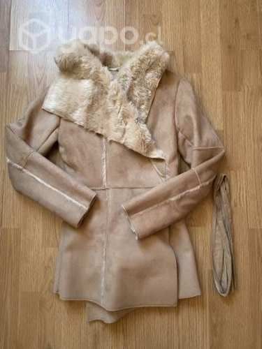 Chaqueta gamuza con piel sintética