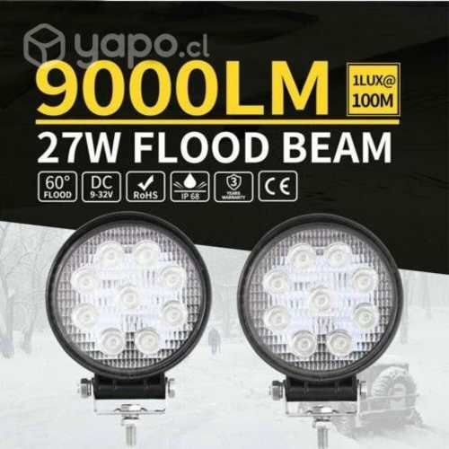 Foco Neblinero Led Multi Voltaje 27 Watts Auto