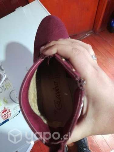 Botines Burdeos