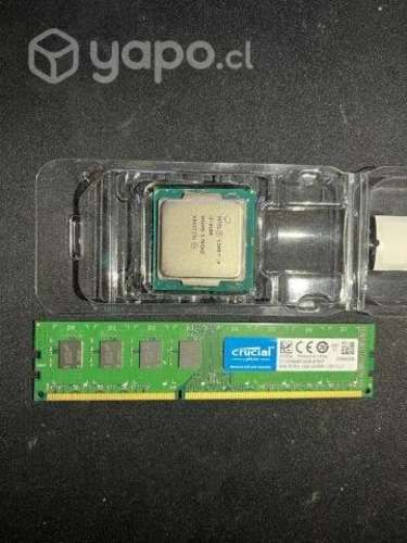 Procesador, placa y ram