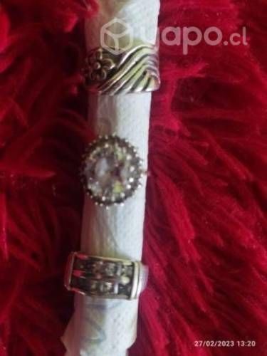 Anillos de plata