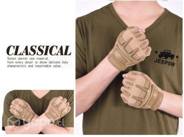 Guantes Tácticos Militares Medio Dedo Protecciones