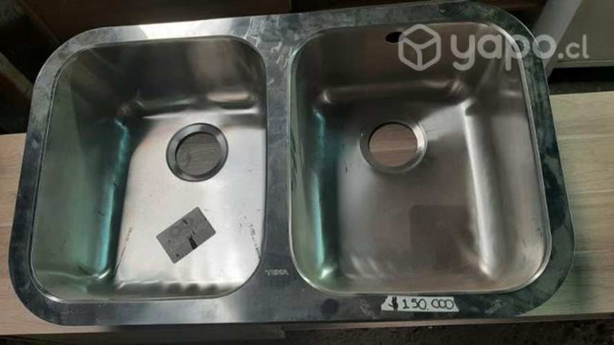 Lavaplatos bajo cubierta acero inoxidable teka