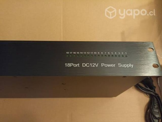Fuente de Poder para Rack 12V,20 A , 18 Canales