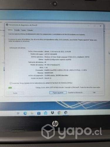 Notebook HP intel core i3