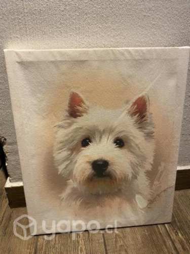 Cuadro de impresión en tela.