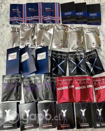 Muestras de perfumes de lujo