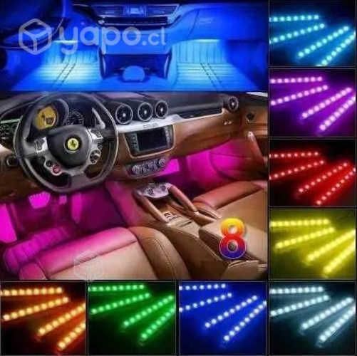 Kit Tiras Led RGB para Auto 12v + Control Remoto