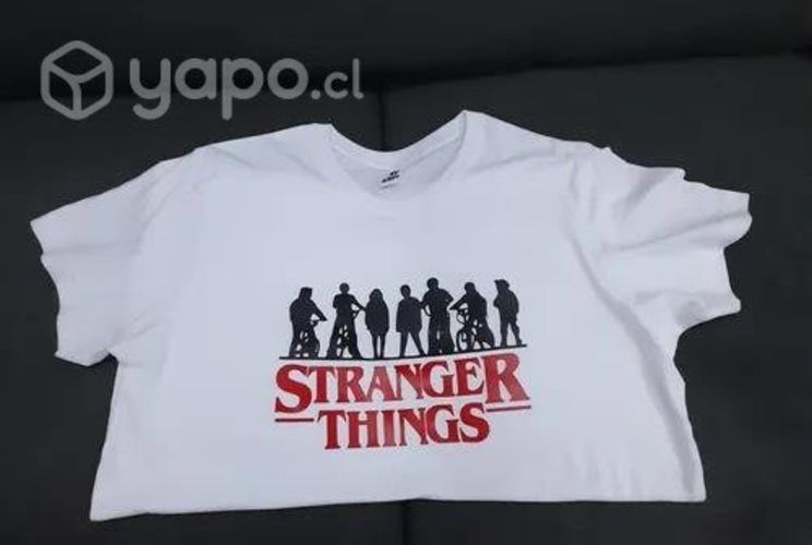 Polera Stranger Things 100% Algodón