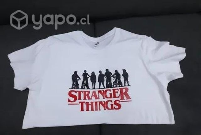 Polera Stranger Things 100% Algodón