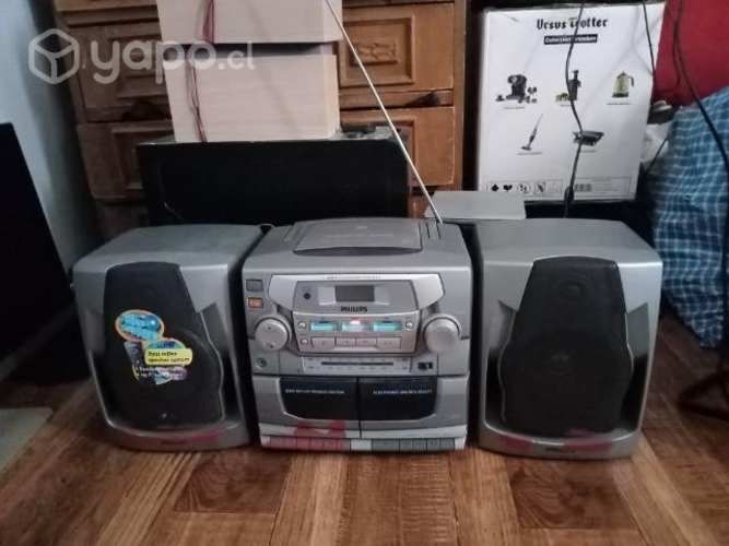 Mini componente Radio Cassette CD Phillips