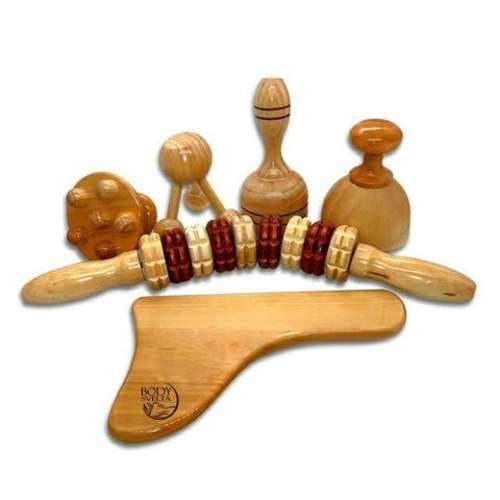 Kit maderoterapia corporal 100% colombiana