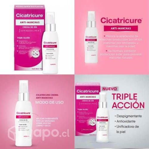Crema cicatricure anti manchas