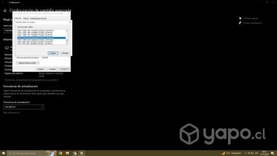 LENOVO G25-10 144hertz 144 hz