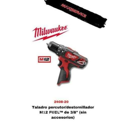 Taladro Percutor/Destornillador M12  MILWAUKEE