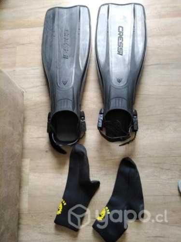 Aletas de buceo cressi