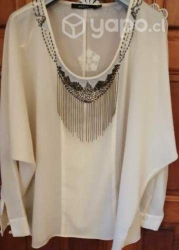 Blusón  elegante color marfil pregunte!