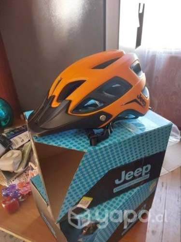 Casco Jeep naranjo
