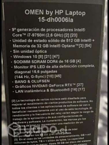 Laptop gamer RTX 2080 144Hz