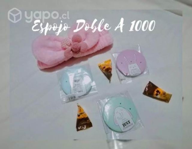 Espejo Doble Ideal Para Llevar En La Cartera