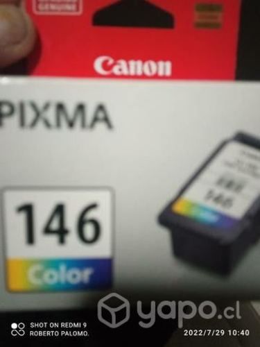 Tinta canon 146 color original