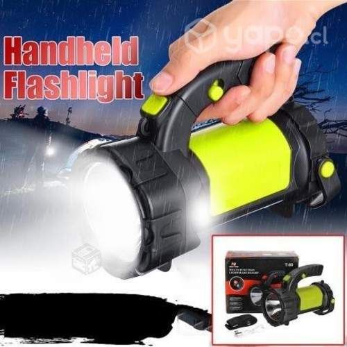 Linterna Lampara Led Recargable USB de Mano T-80